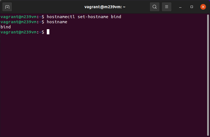 Bild Hostname Config VM2