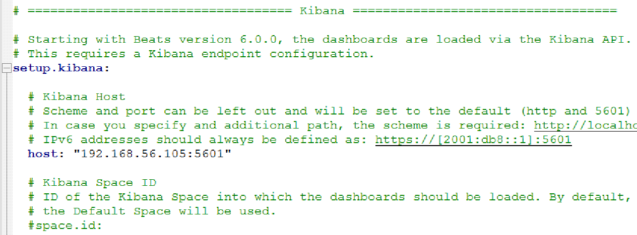 Kibana Konfiguration