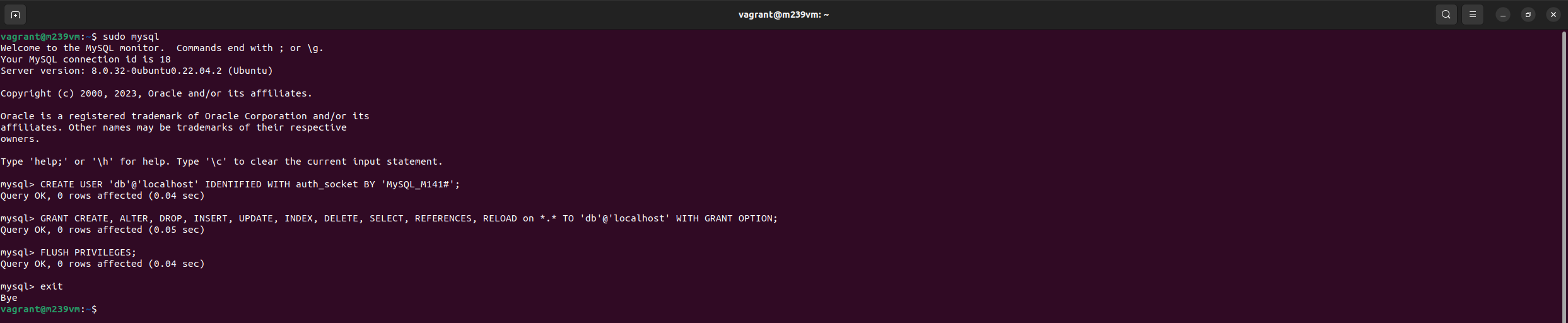 MySQL User